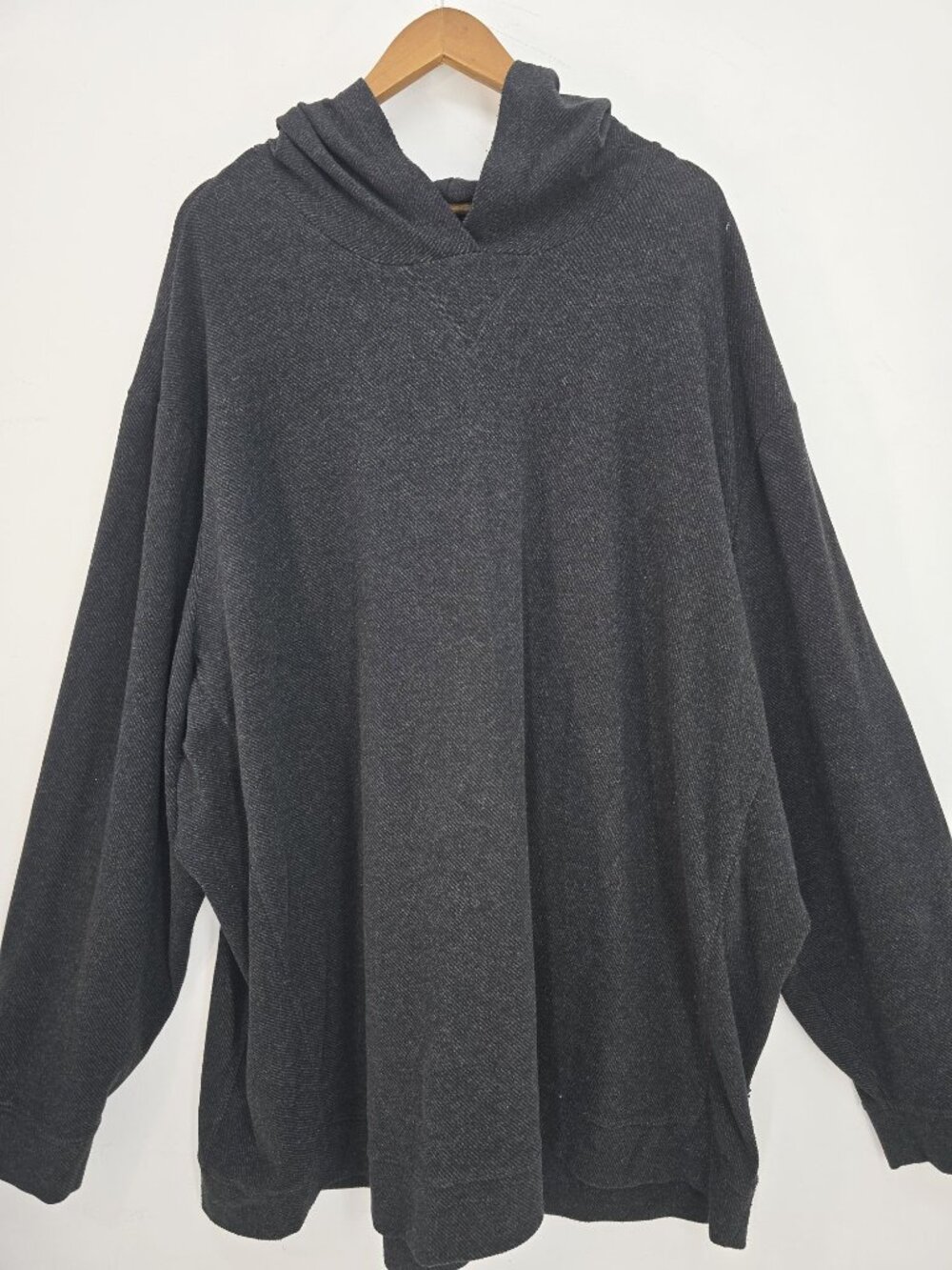 Vineyard Vines Black Super Soft Knit Pullover Hoodie Sweatshirt Men Size 4X Big
